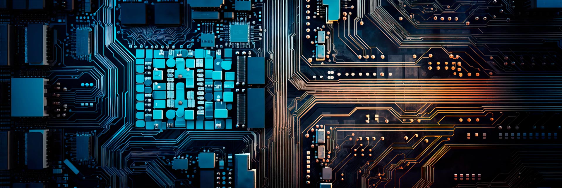 a close up of a circuit board